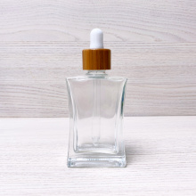 High Flint Luxury 30ml Perfume Bottle Container Empty Bamboo Dropper Bottle For Hair Oil